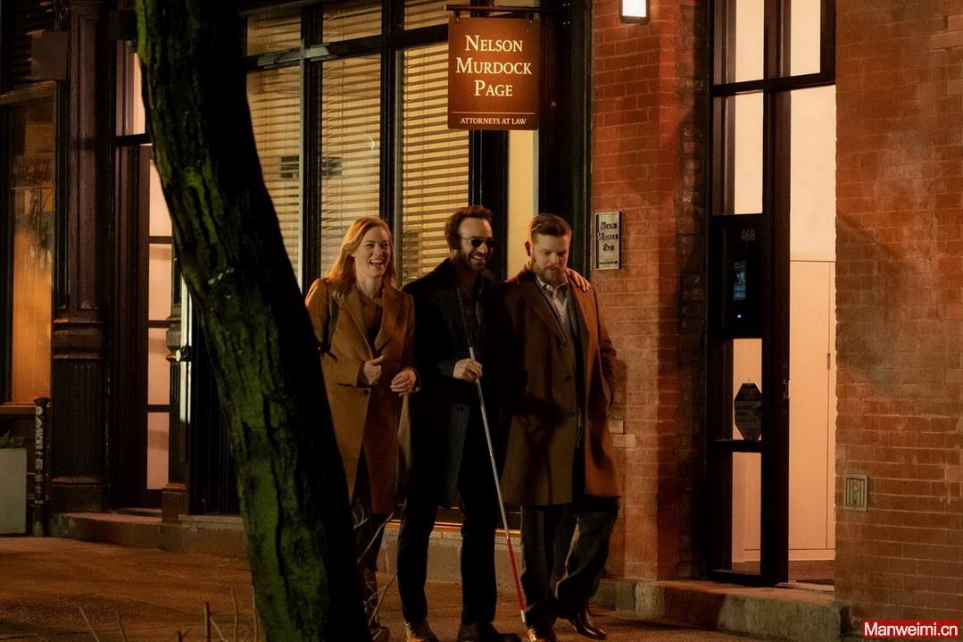 'Daredevil: Born Again' stars Deborah Ann Woll, Charlie Cox, and Elden Henson